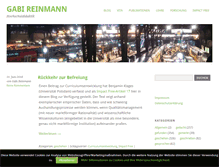 Tablet Screenshot of gabi-reinmann.de